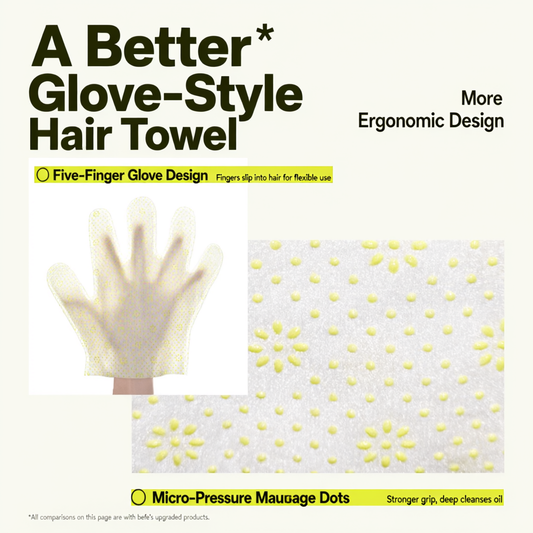 Dry Hair Cleaning Gloves