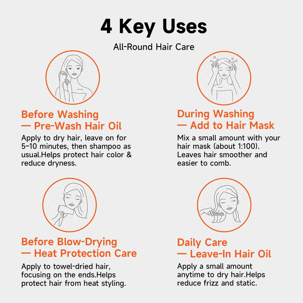 Befe Orange Glow Hair Oil